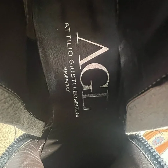 AGL Attilio Giusti Leombruni Women Ella Booties gray size 39 Italian size 9 US - Picture 14 of 14